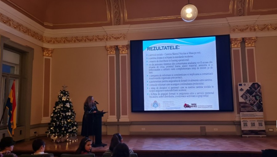 Arhiepiscopia Aradului încheie cu succes proiectul POCU "Cantina Sfântul Nicolae - Serviciul Masă pe Roți pentru Bunicii Comunității"