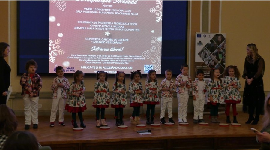 Arhiepiscopia Aradului încheie cu succes proiectul POCU "Cantina Sfântul Nicolae - Serviciul Masă pe Roți pentru Bunicii Comunității"